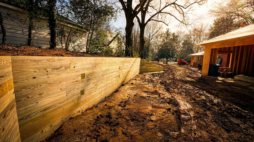 Commercial site work and equipment operations