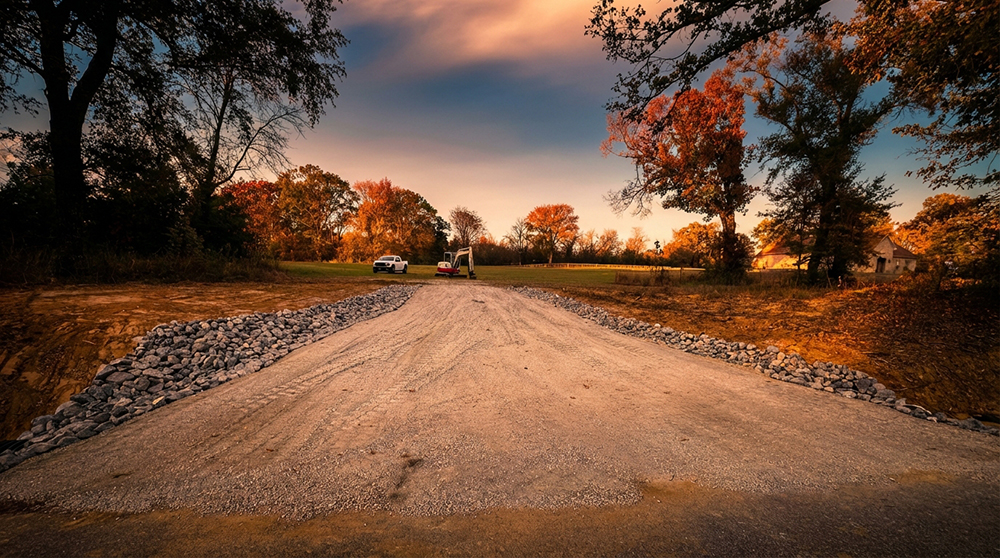 Land clearing and brush removal for new development